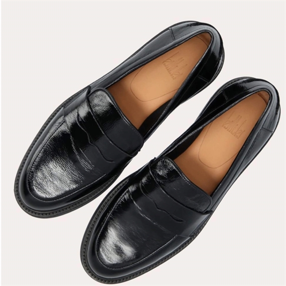 Billi Bi A9495 Loafers, Black Naplack